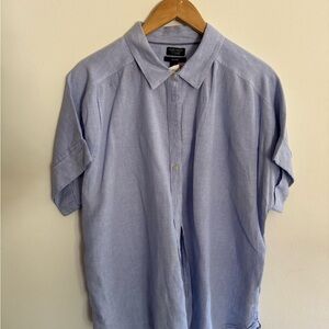 J. Crew Baird Mcnutt linen dropped shoulder blouse